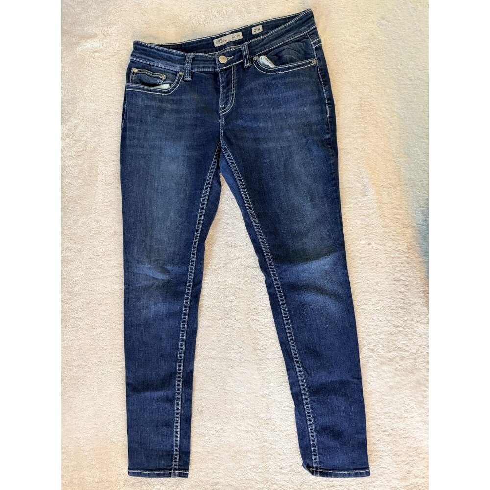 BKE Buckle Jeans Women’s Payton Mid-Rise Bootcut 29x31.5 - Blue Distressed